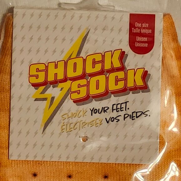 SHOCK SOCK Cracker Print Socks No show Style One Size BNIP - Picture 4 of 4